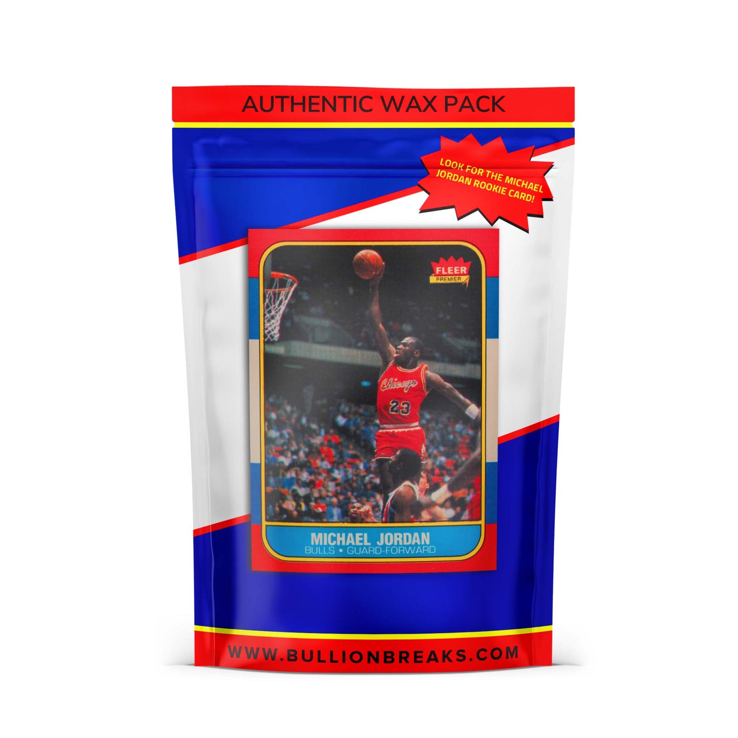 1986 Fleer NBA Basketball Wax Pack - Bullion Breaks