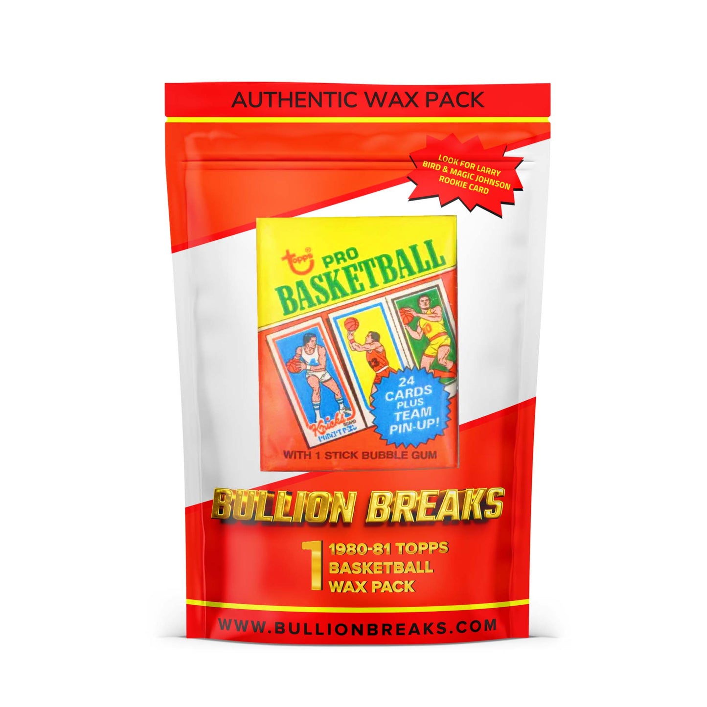 1980-81 Topps Basketball Wax Pack – Bullion Breaks