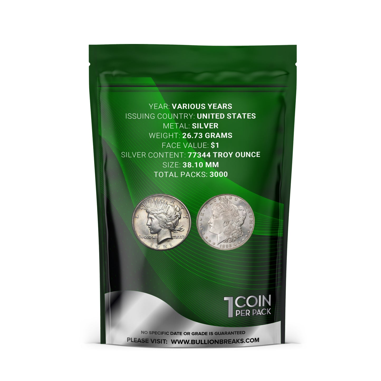 Bullion Breaks-Silver Dollar Hoard. Look for Key Date Silver Dollars.