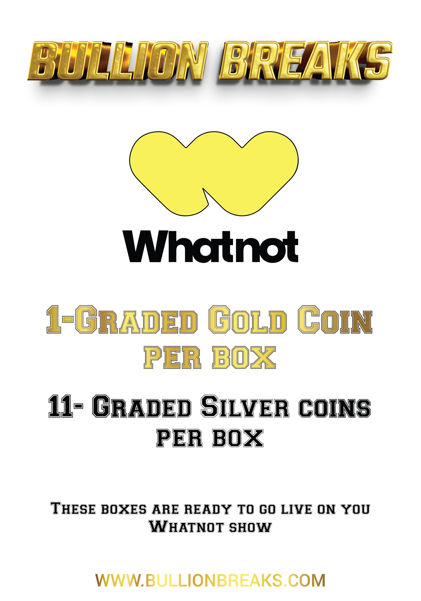 Premium Graded Gold & Silver Coin Boxes - Bullion Breaks