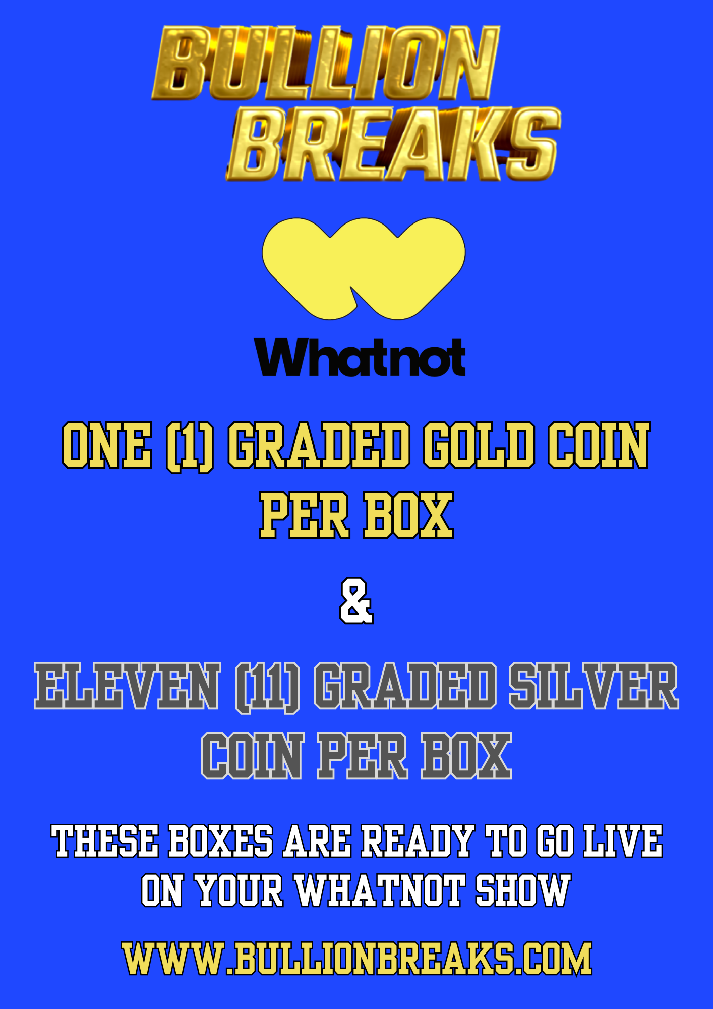 Premium Graded Gold & Silver Coin Boxes - Bullion Breaks