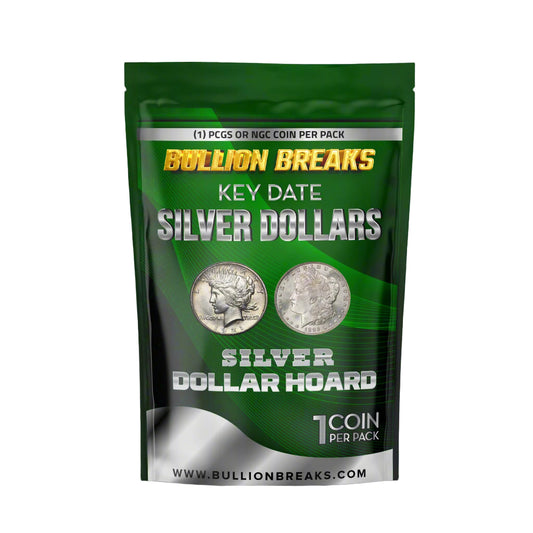 Bullion Breaks-Silver Dollar Hoard. Look for Key Date Silver Dollars.